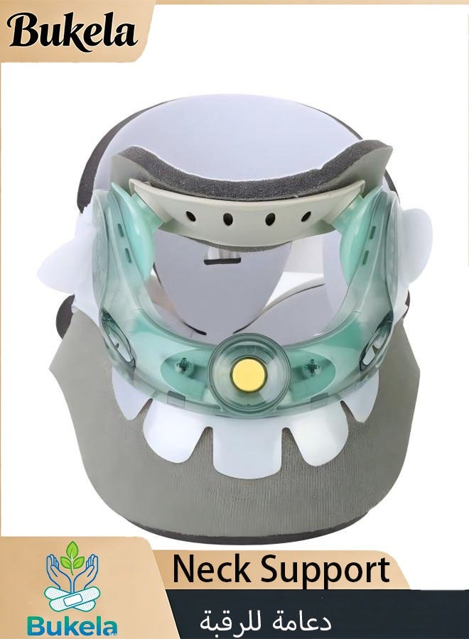 Bukela Adjustable Cervical Traction Device Neck Pain Relive Collar Neck Care Recover Tool - Image 1